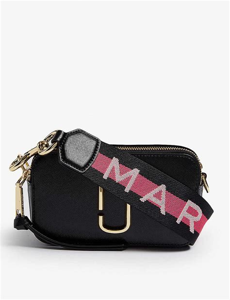 MARC JACOBS - Snapshot leather cross-body bag | Selfridges.com