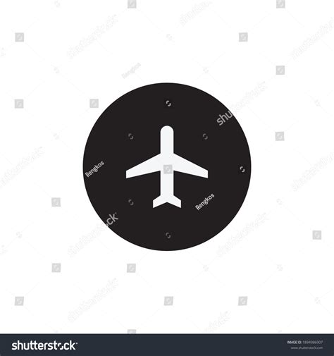 Airplane Mode Icon Vector Plane Symbol Stock Vector (Royalty Free) 1894986907