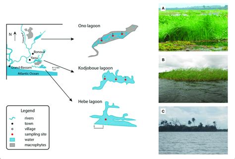 | Map showing the location of the different lagoons with a photo... | Download Scientific Diagram