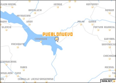 Pueblo Nuevo (Costa Rica) map - nona.net