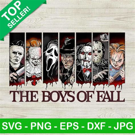 Horror Movie The Boys Of Fall PNG, The Boys Of Fall Sublimation transfer PNG, Horror Movie ...