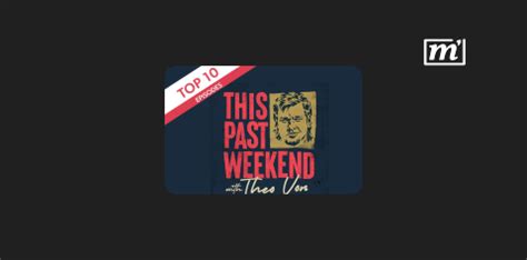 Top 10 Most Popular Episodes of This Past Weekend w/Theo Von podcast