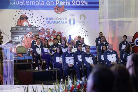 Guatemala Athletes Celebrate Emotional Acceptance Ceremony for Paris 2024 Olympic Games ...