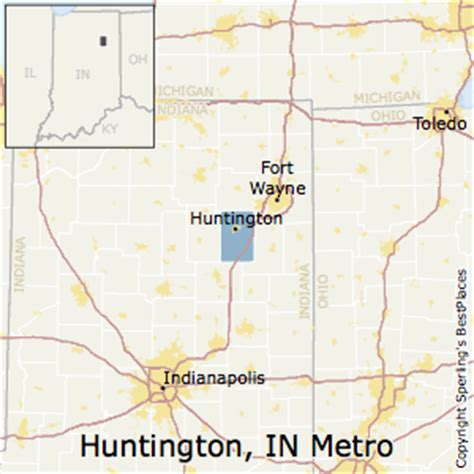 Best Places to Live in Huntington Metro Area, Indiana