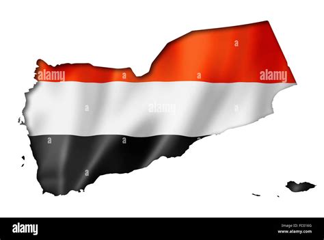 Yemen flag map Stock Photo - Alamy