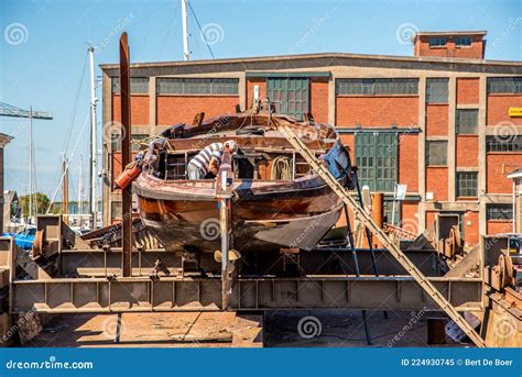 Den Helder, the Netherlands. 8 July 2021 Editorial Image - Image of dockyard, construction ...