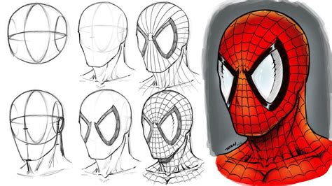 spider man drawing easy step by step - Corrected Weblogs Picture Show