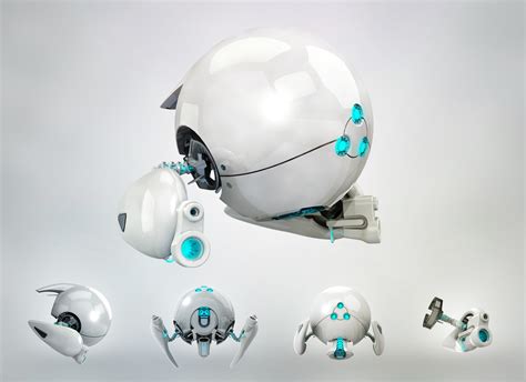 Air sphere robot by iivietal on DeviantArt