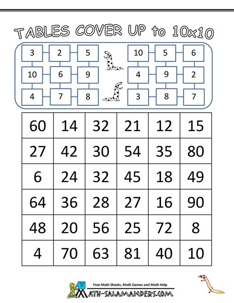 Multiplication Math Games