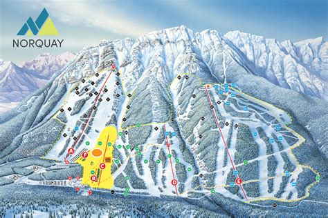 Mount Norquay Trail Map | SkiCentral.com