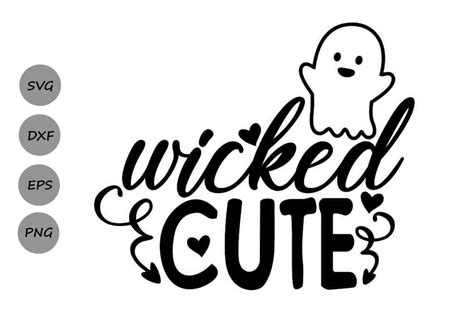 Wicked Cute Svg, Halloween Svg, Spooky Svg, Kids Halloween. (354591 ...