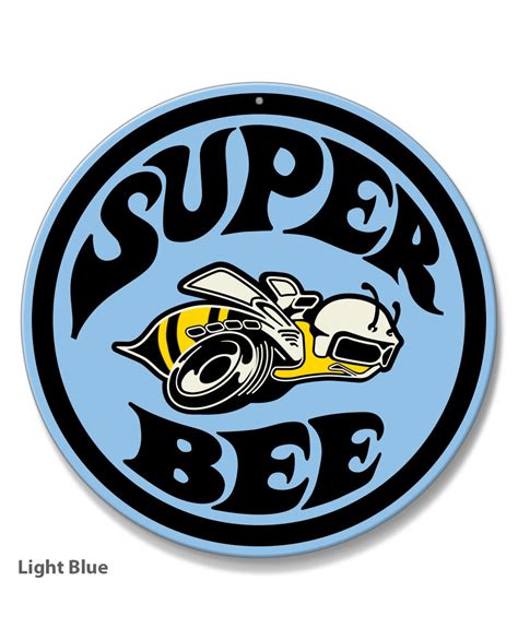 Dodge Super Bee Round Emblem Round Aluminum Sign – Legend Lines