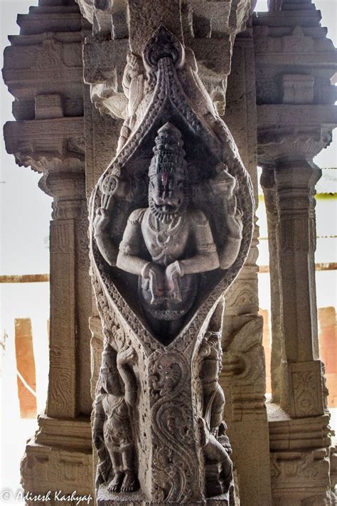 Hindu Cosmos — Narasimha tackling demon Hiranyakashipu at... in 2020 | Hindu art, Temple art ...