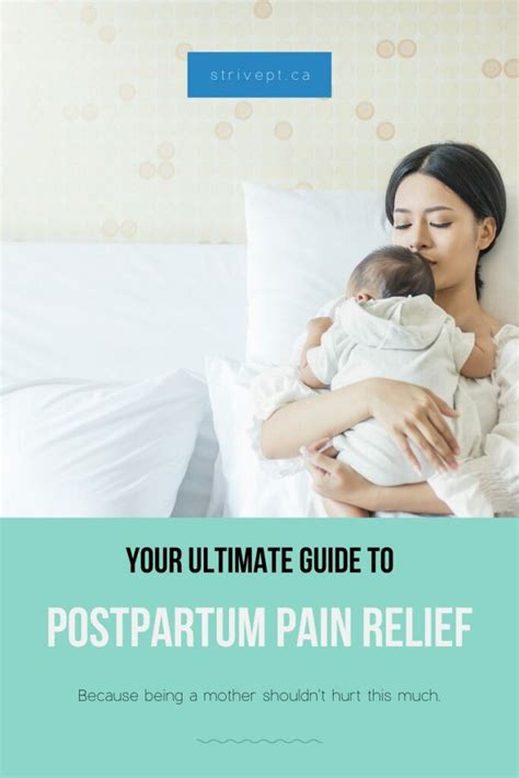 Postpartum Pain Relief For New Mom