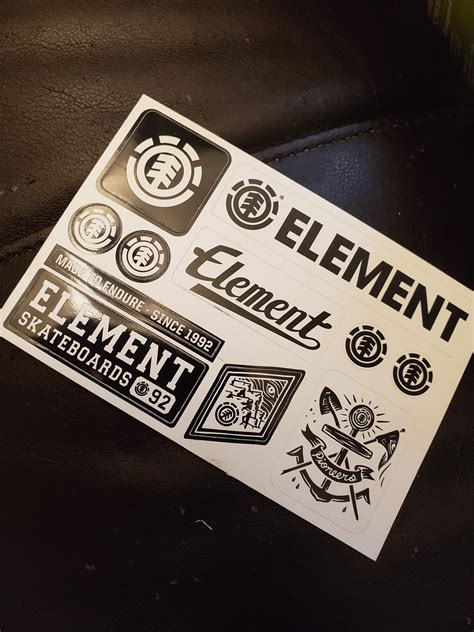 Just got my Element stickers! These are rad! : r/freestickers