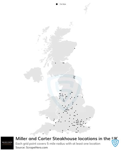 Number of Miller and Carter Steakhouse locations in the UK in 2024 | ScrapeHero