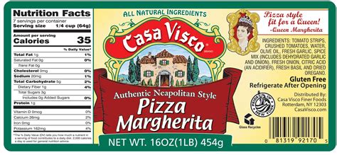 Margherita Pizza Sauce - Casa Visco