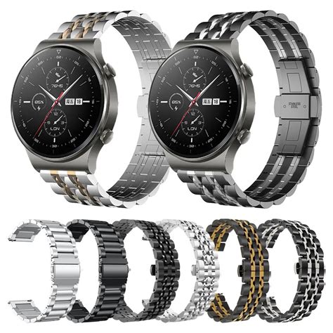 Wrist Straps Band For Huawei Watch Gt 2 Pro Gt2pro Metal Stainless Steel Strap Bracelet For ...