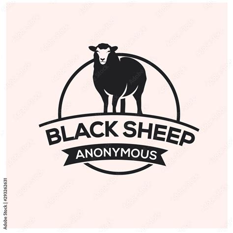 black sheep logo design Stock Vector | Adobe Stock