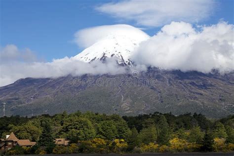 Osorno Volcano, Chile stock photo. Image of travel, mountain - 90935854