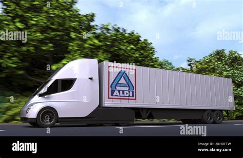 Aldi delivery truck Stock Videos & Footage - HD and 4K Video Clips - Alamy