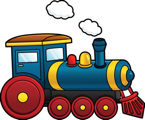 Steam Locomotive Cartoon Clipart Illustration 6458079 Vector Art at Vecteezy