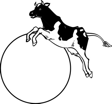 Download Moon, Cow, Jumping. Royalty-Free Vector Graphic - Pixabay