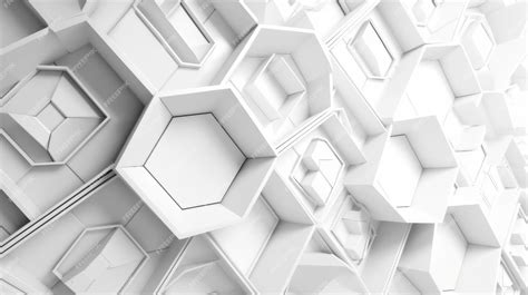 Premium Photo | White silver geometric universal background generative ai