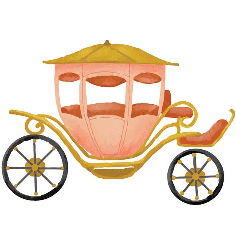 Golden chariot Clip art Element Transparent Background 24629084 PNG