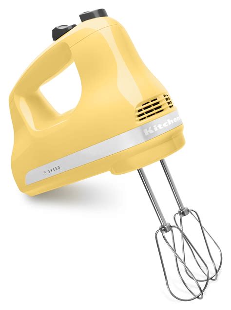 KitchenAid 5-Speed Ultra Power Hand Mixer, Majestic Yellow (KHM512MY ...