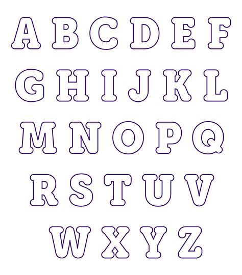 Alphabet Applique Patterns - 10 Free PDF Printables | Printablee