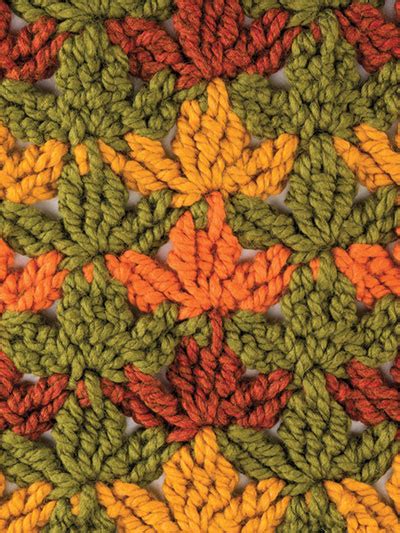 New Crochet Patterns - Maple Leaves Afghan Crochet Pattern