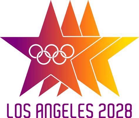 Los Angeles 2028 Olympics logo mockup : logodesign