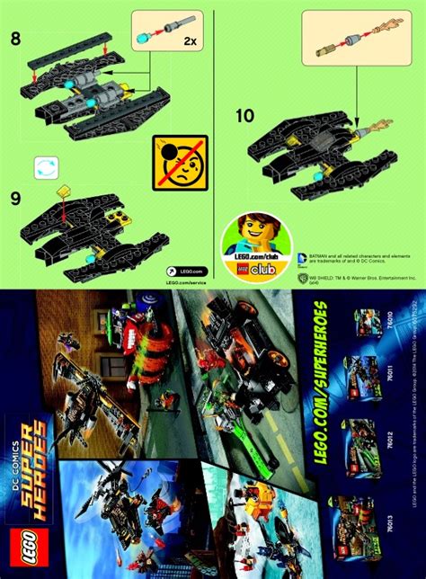 LEGO 30301 Batwing Instructions, DC Comics Super Heroes