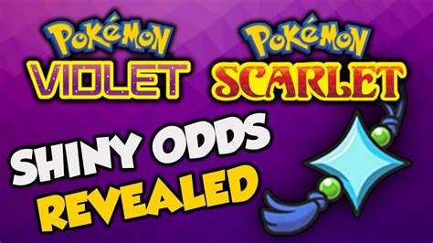 Shiny Odds REVEALED For Pokemon Scarlet and Violet! - YouTube