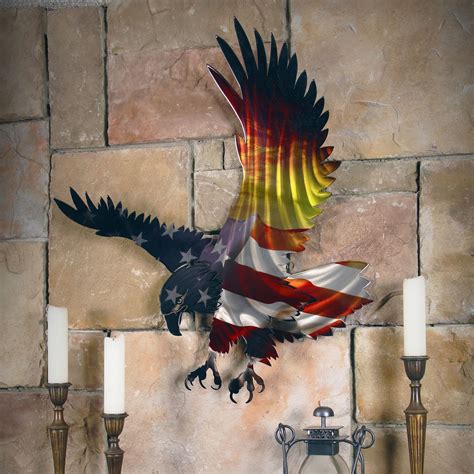 Metal Wall Art USA Sunset Eagle - Made in USA - Metal Art Maker | Eagle ...