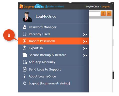 How to import your password from Keeper Security – LogmeOnce