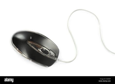 Black computer mouse Stock Photo - Alamy