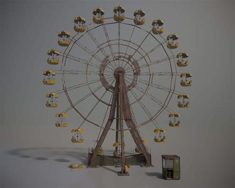 Pripyat Ferris Wheel - 3D Model by leon017