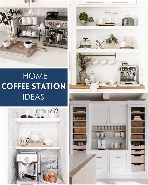 Home Coffee Station Ideas For Kitchens | A Blissful Nest