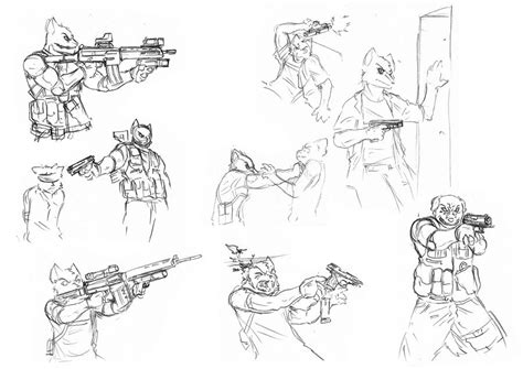 sketch-guys with guns-1 by davi-escorsin on DeviantArt