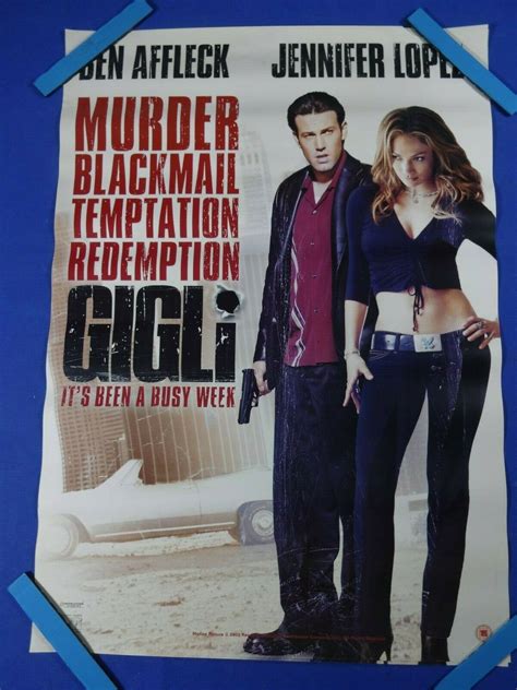 gigli authentic video store Vhs original film poster movie - Warners ...