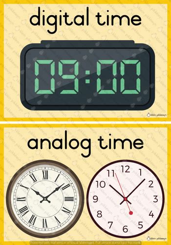 Digital and Analog Time - Teacha!