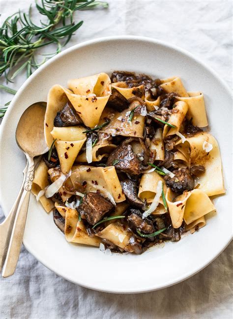 Pappardelle Pasta with Portobello Mushroom Ragu | Recipes, Food ...