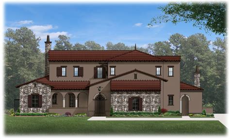 Luxurious Tuscan House Plan with Lower Level - 82075KA | Architectural ...