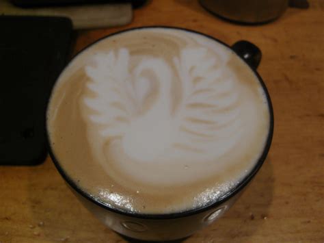 Swan Latte Art 3 by MonkDrew on DeviantArt