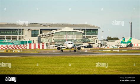 Dubli, Ireland - 10.11.2021: British Airway on the Dublin airport. Commercial airplane jetliner ...