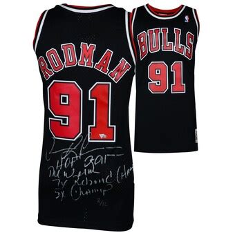 Dennis Rodman Jersey, Official Rodman Chicago Bulls Jerseys, Worm #91 ...