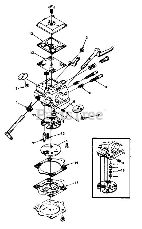 Homelite UT-10655 - Homelite XL Chainsaw Walbro Carburetor Parts Lookup with Diagrams | PartsTree