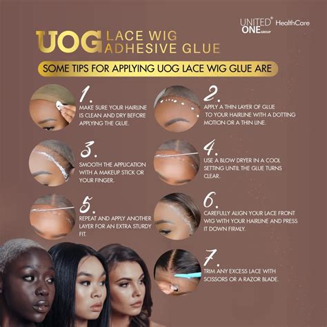 UOG Lace Wig Glue Application | Easy Tips And Tricks